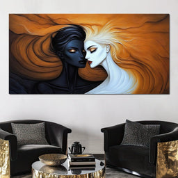 Love in Contrast - TooplesArt - NicheCanvas