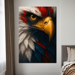 Majestic Gaze of Freedom - NicheCanvas