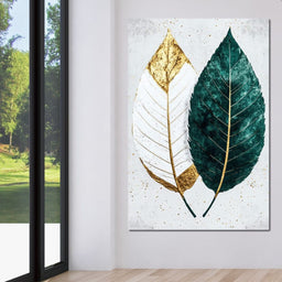 Golden Elegance Nature Duo - NicheCanvas