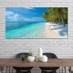 Tropical Shoreline Dreams - NicheCanvas
