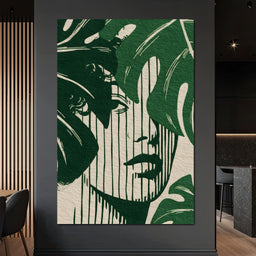 Botanical Shadow Portrait - NicheCanvas