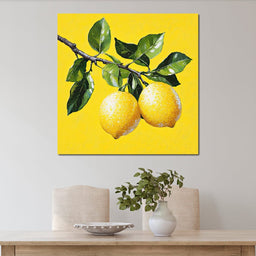Golden Citrus - NicheCanvas