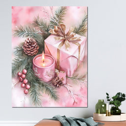 Festive Pine Gift Candle Radiance - NicheCanvas