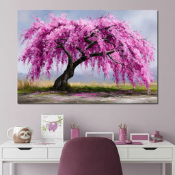Blush Weeping Cherry Tree - NicheCanvas