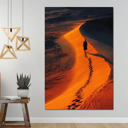 Solitude On Burning Sands - NicheCanvas