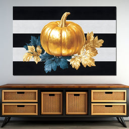 Golden Pumpkin Luxe Harvest - NicheCanvas