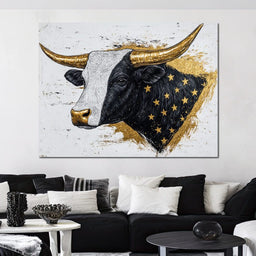 Golden Stars Majesty - NicheCanvas