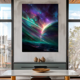 Celestial Dawn of the Rings - NicheCanvas