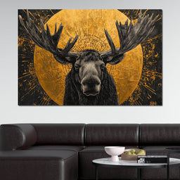 Golden Majesty of the Wild - NicheCanvas