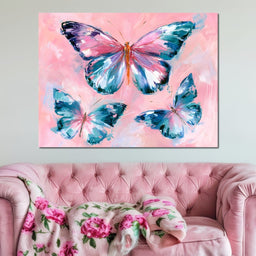 Three Winged Dancers Taking Flight - NicheCanvas