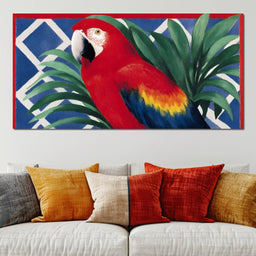 Parrot Jungle Delight - NicheCanvas