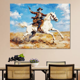 Rider of the Endless Plains - NicheCanvas