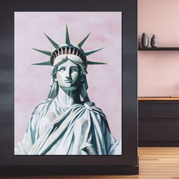 Liberty Crown Pastel Sky - NicheCanvas