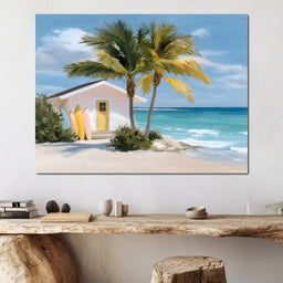 Tropical Breeze Shack Escape - NicheCanvas