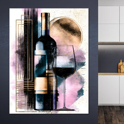 Still Life With Gold And Grape - NicheCanvas