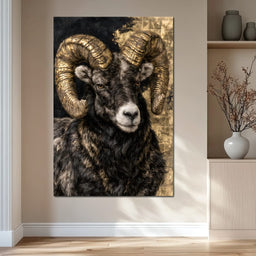 Guardian of the Gilded Peak - NicheCanvas