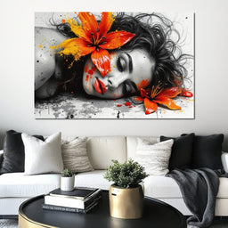 Flower Poise - Johanjjf - NicheCanvas