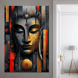 Radiant Geometric Balance - NicheCanvas