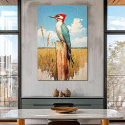 Vivid Meadow Sentinel - NicheCanvas