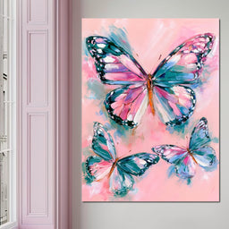 Fluttering Past The Pale Horizon - NicheCanvas