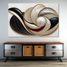 The Jewelled Snail Of Ivory Deco - TooplesArt - NicheCanvas