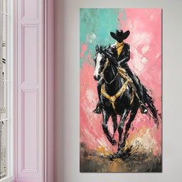 Galloping Western Stallion Energy - NicheCanvas