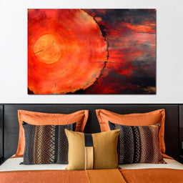 Fiery Echoes of Time - NicheCanvas