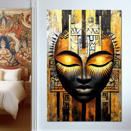 Radiant Golden Guardian - NicheCanvas