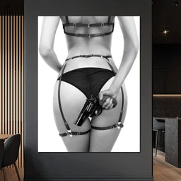 Gun Ass - David Drake - NicheCanvas