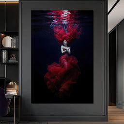 Crimson Depths - TooplesArt - NicheCanvas