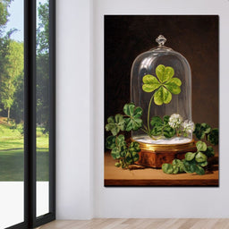 Lucky Clover Glass Dome - NicheCanvas