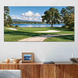 Quiet Afternoon By The Fairway - NicheCanvas