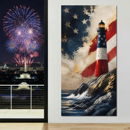 Beacon of the coastal spirit - NicheCanvas