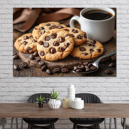 Cookies and Coffee Delight - NicheCanvas