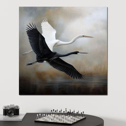 Heron Harmony - TooplesArt - NicheCanvas