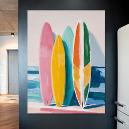 Seaside Colorboard Quartet - NicheCanvas