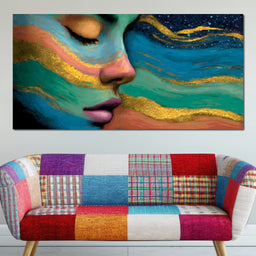 Celestial Dream Portrait Glow - NicheCanvas