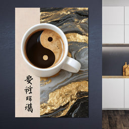 Zen Coffee Graceful Fortune - NicheCanvas