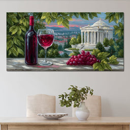 Vineyard Reverie Temple View - NicheCanvas