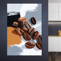Coffee Beans Modern Vibe - NicheCanvas
