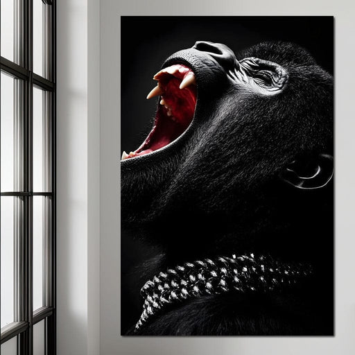 Majestic Roar Unleashed Canvas Print