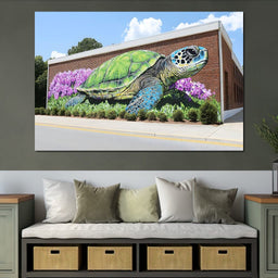 Street Art - Sea Turtle - NicheCanvas