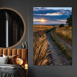 Golden Hour Journey Home - NicheCanvas