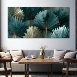 Verdant Palms Held By Time - NicheCanvas