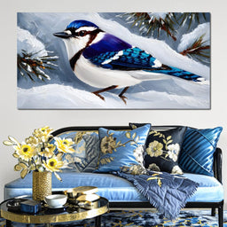 Winter Plume Tranquility - NicheCanvas