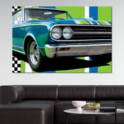 Vintage Racer Power Pop Vibe - Rider Art - NicheCanvas