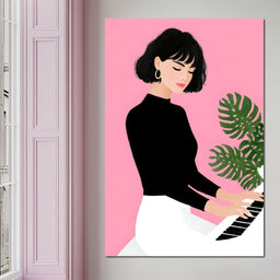 Melody on Rose Studio Keys - NicheCanvas