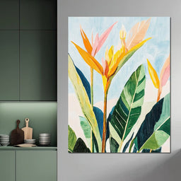 Tropical Flora Dance - NicheCanvas