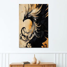 Phoenix of the Golden Dawn - NicheCanvas