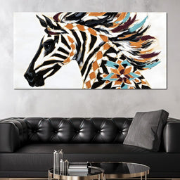 Zebra Mirage Awaits Discovery - Alicia Smith - NicheCanvas